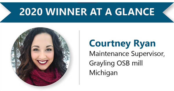 Courtney Ryan is the Volunteer of the Year in Social Justice, Diversity & Inclusion